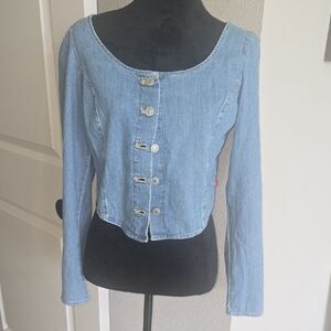 NWT Levi's Denim Top SIZE L